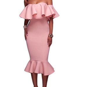 Mermaid Ruffle Dress